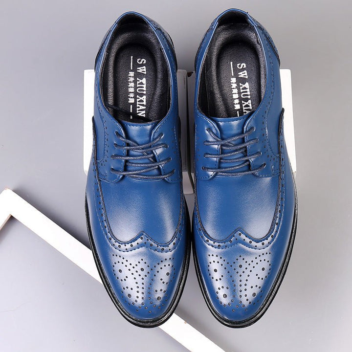 Men's Wingtip Brogue Oxford Shoes | Smart Formal City Fit Side