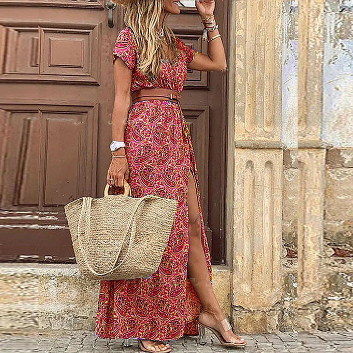 Women's Boho Dress | Short Sleeve