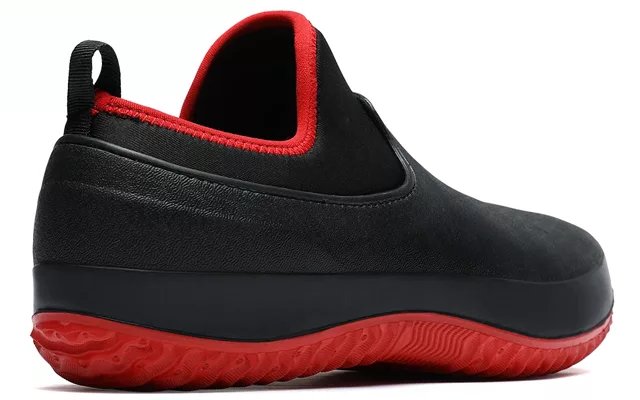 Unisex Waterproof Slip-On Work Shoes with Contrast Sole Back