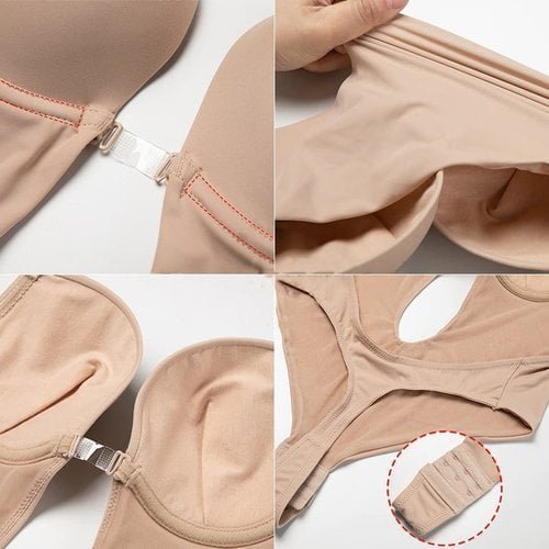 Women's Backless Body Shaper | Deep Plunge Slimming Shapewear Lifestyle