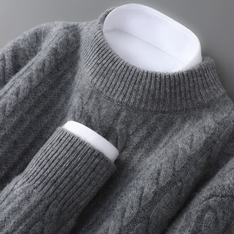 Women's Cable Knit Crew Neck Sweater | Lightweight Warm Classic Fit Lifestyle