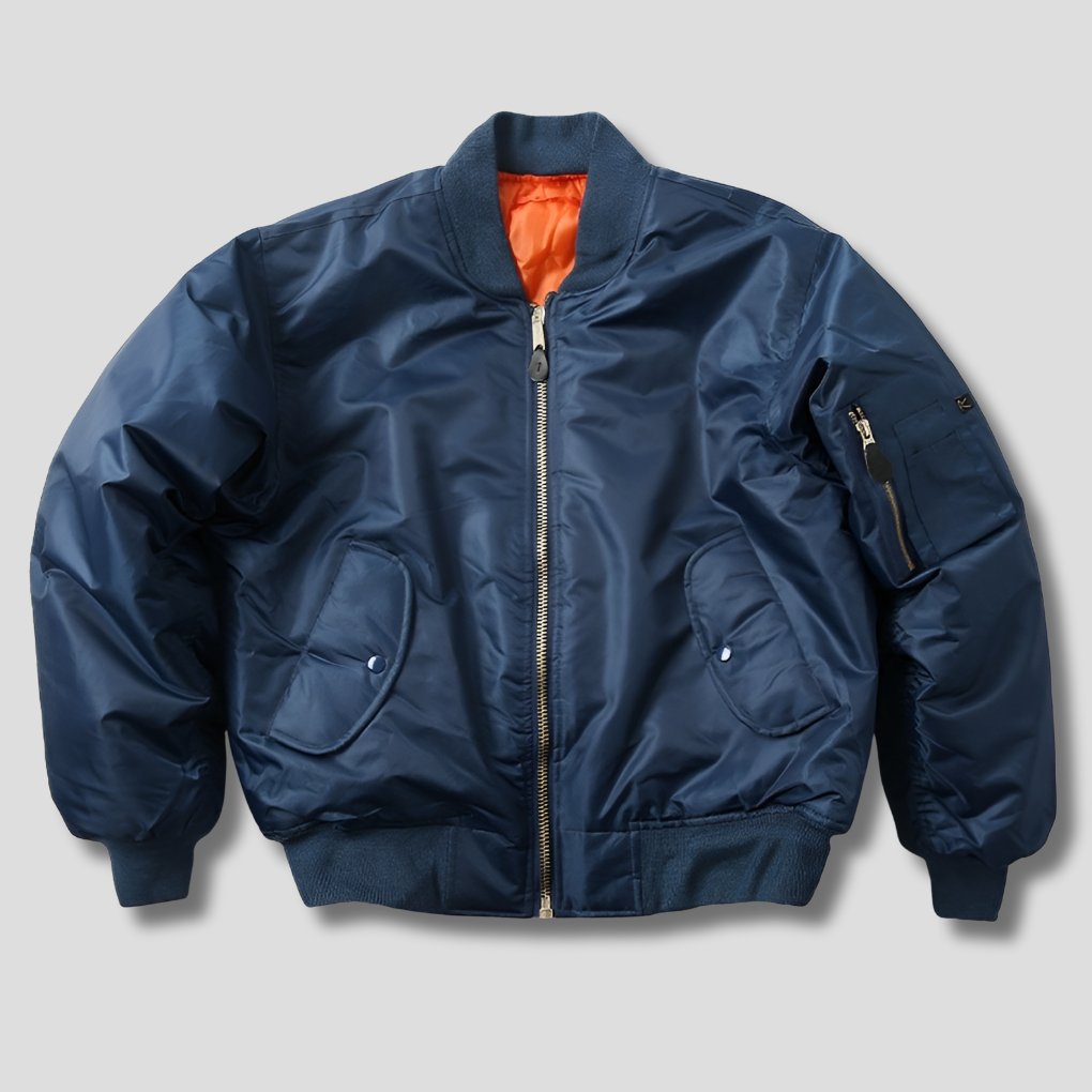 Women's Classic Bomber Jacket | Unisex Fit with Sleeve Pocket Detail