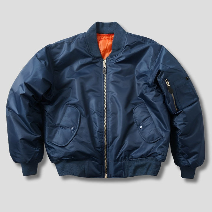 Women's Classic Bomber Jacket | Unisex Fit with Sleeve Pocket Detail