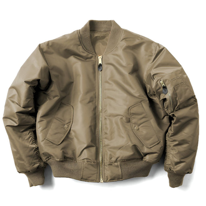 Women's Classic Bomber Jacket | Unisex Fit with Sleeve Pocket Front