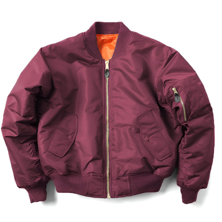 Women's Classic Bomber Jacket | Unisex Fit with Sleeve Pocket Full