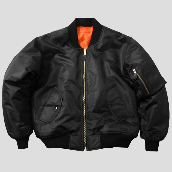 Women's Classic Bomber Jacket | Unisex Fit with Sleeve Pocket View 11