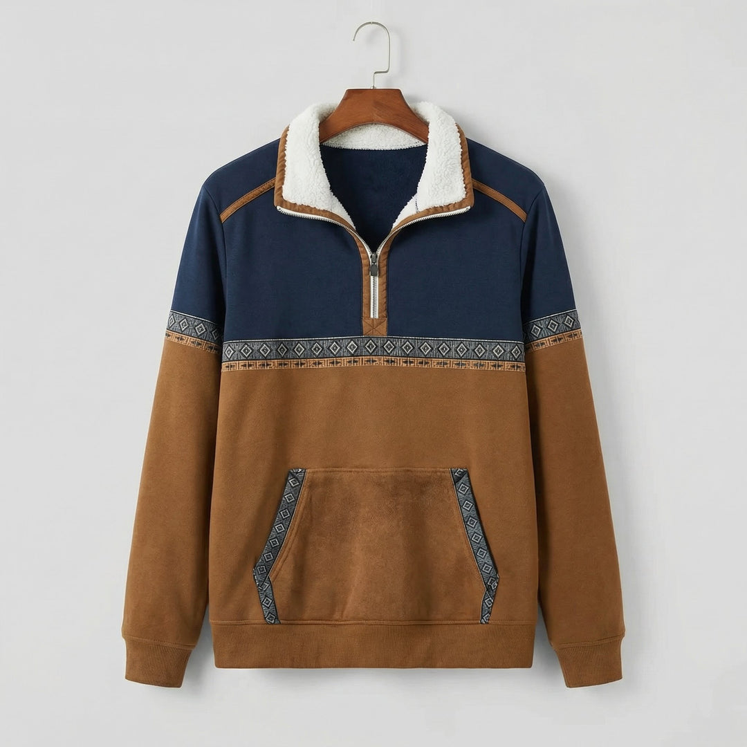 Women's Comfort Zip Jumper | Sherpa Collar Soft Fit Front