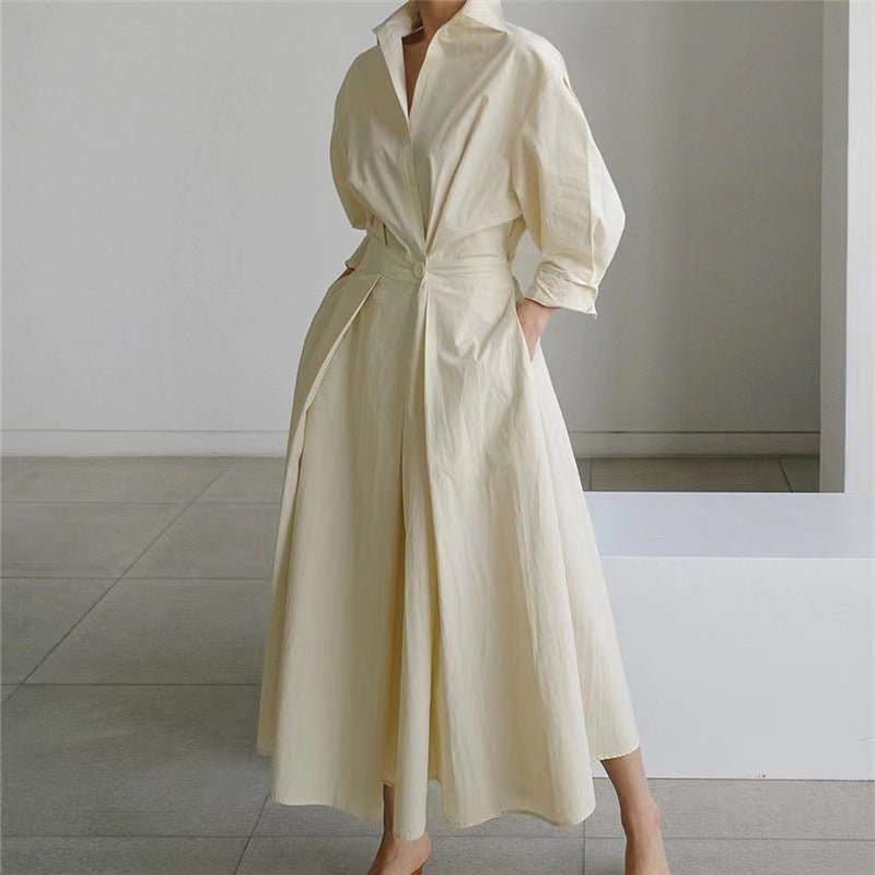 Women's Elegant Wrap Collar Maxi Dress | V-Neck Party Style View 15