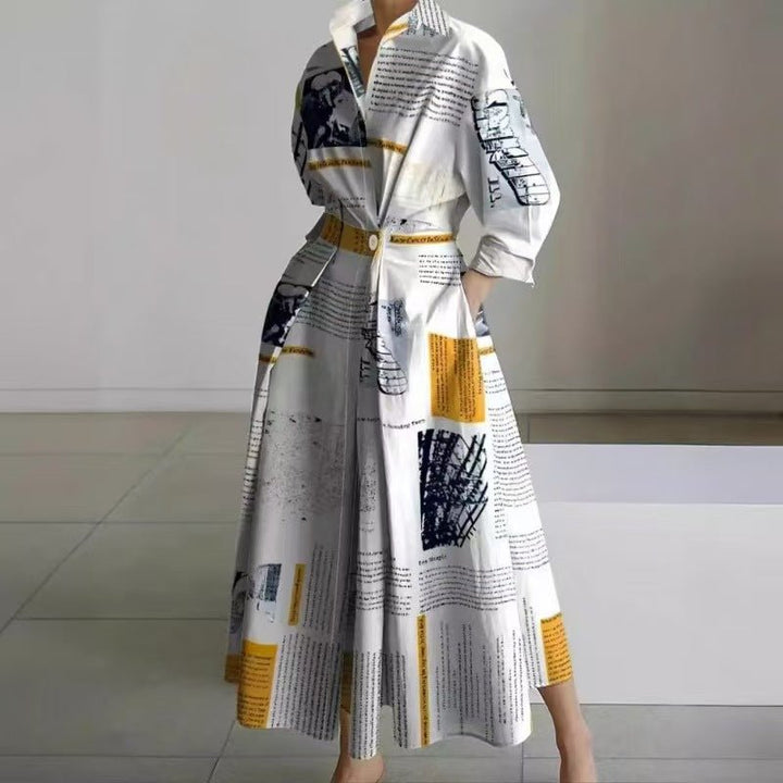 Women's Elegant Wrap Collar Maxi Dress | V-Neck Party Style View 16