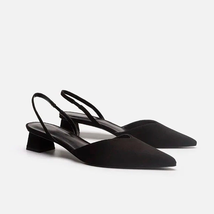 Women's Kitten Heel Slingbacks | Pointed Toe Slim Heel Hero