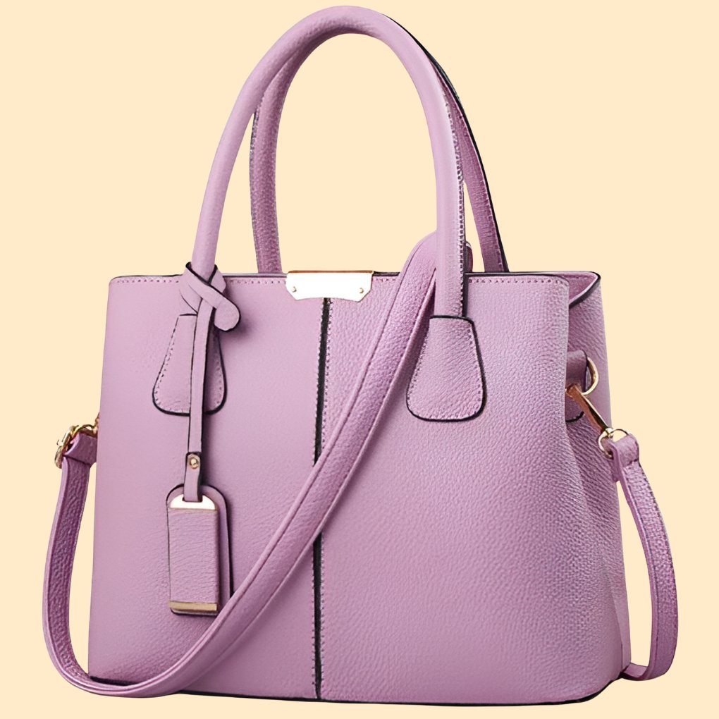 Women's Leather Shoulder Bag | Structured Winged Panel Design Hero