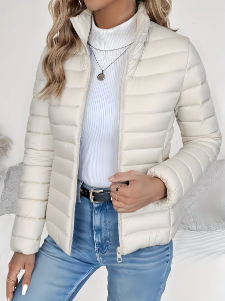 Women's Lightweight Quilted Jacket | Tailored Spring Fit Back