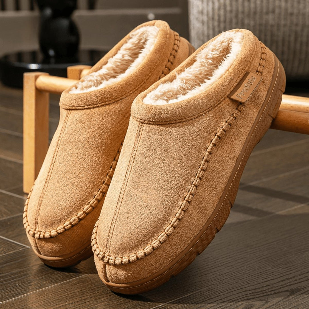 Women's Moccasin Slip On Slippers | Plush Lined Indoor Outdoor Hero