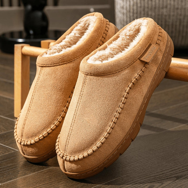 Women's Moccasin Slip On Slippers | Plush Lined Indoor Outdoor Hero