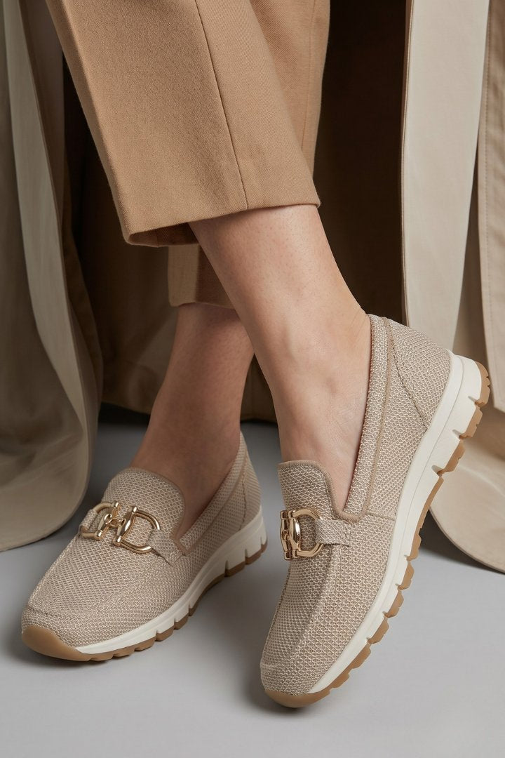 Women's Orthopaedic Horsebit Loafers | Cushioned Insole Everyday Flat Back