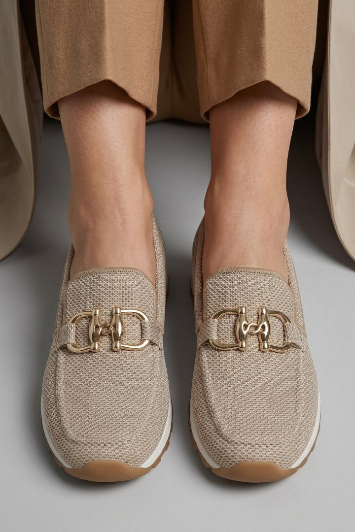 Women's Orthopaedic Horsebit Loafers | Cushioned Insole Everyday Flat Detail
