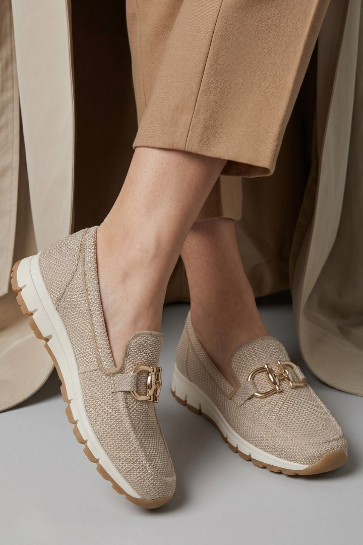 Women's Orthopaedic Horsebit Loafers | Cushioned Insole Everyday Flat Side