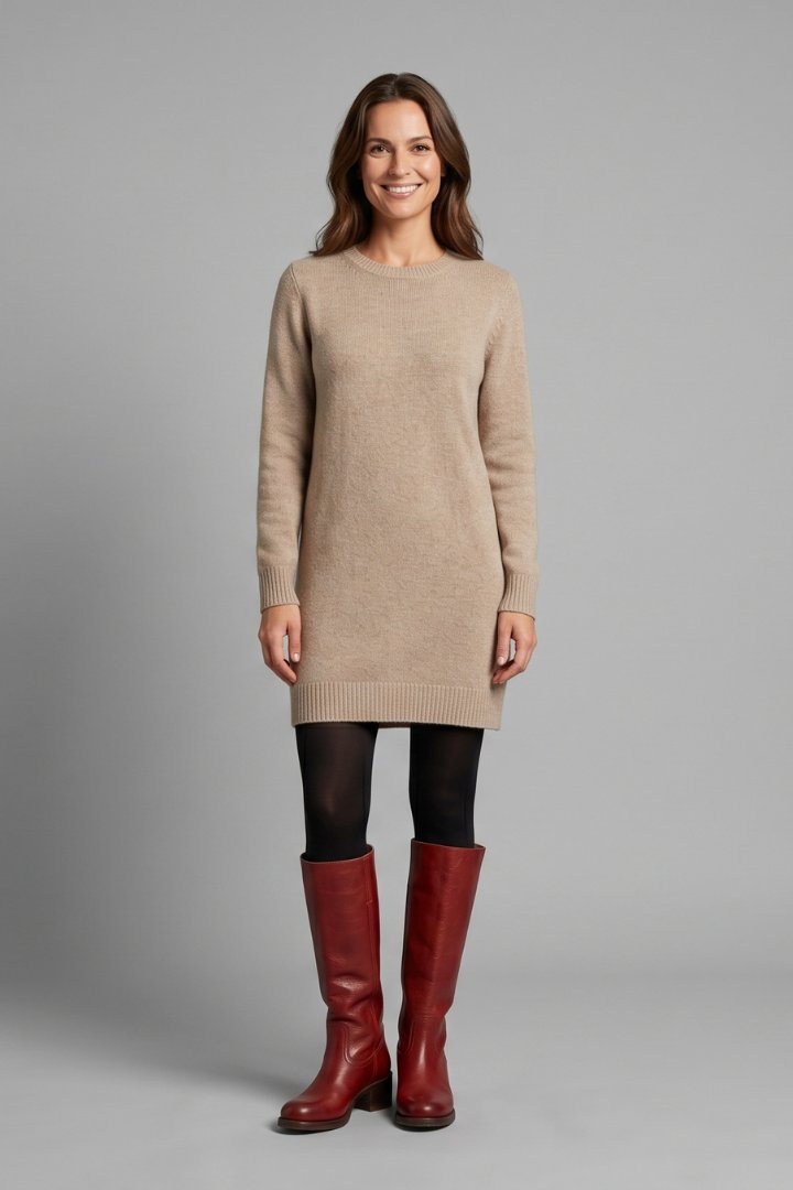 Women's Orthopaedic Mid-Calf Boots | Pull On Block Heel Front