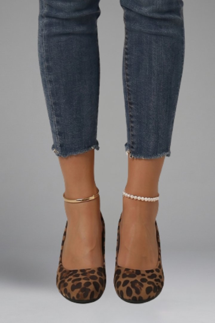Women's Orthopaedic Pumps | Lightweight Sole Chunky Block Heel Full