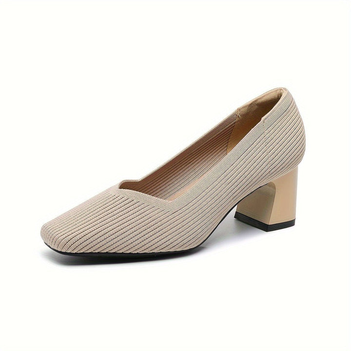 Women's Orthopaedic Pumps | Low Block Heel Office Style View 11