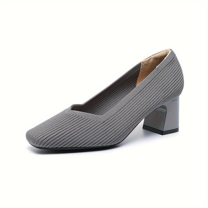 Women's Orthopaedic Pumps | Low Block Heel Office Style View 13