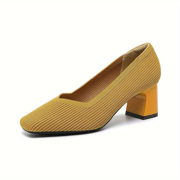 Women's Orthopaedic Pumps | Low Block Heel Office Style View 18