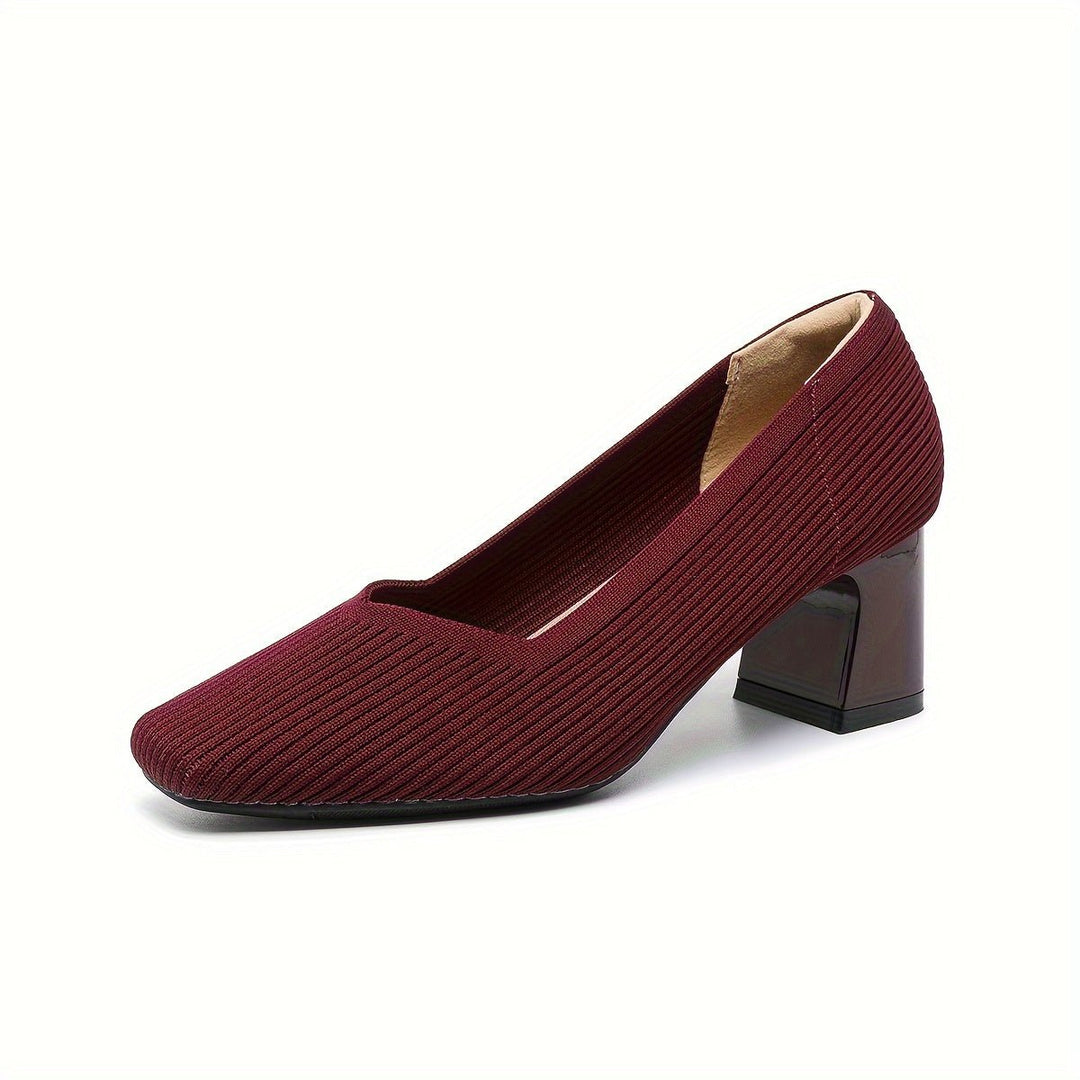 Women's Orthopaedic Pumps | Low Block Heel Office Style View 19