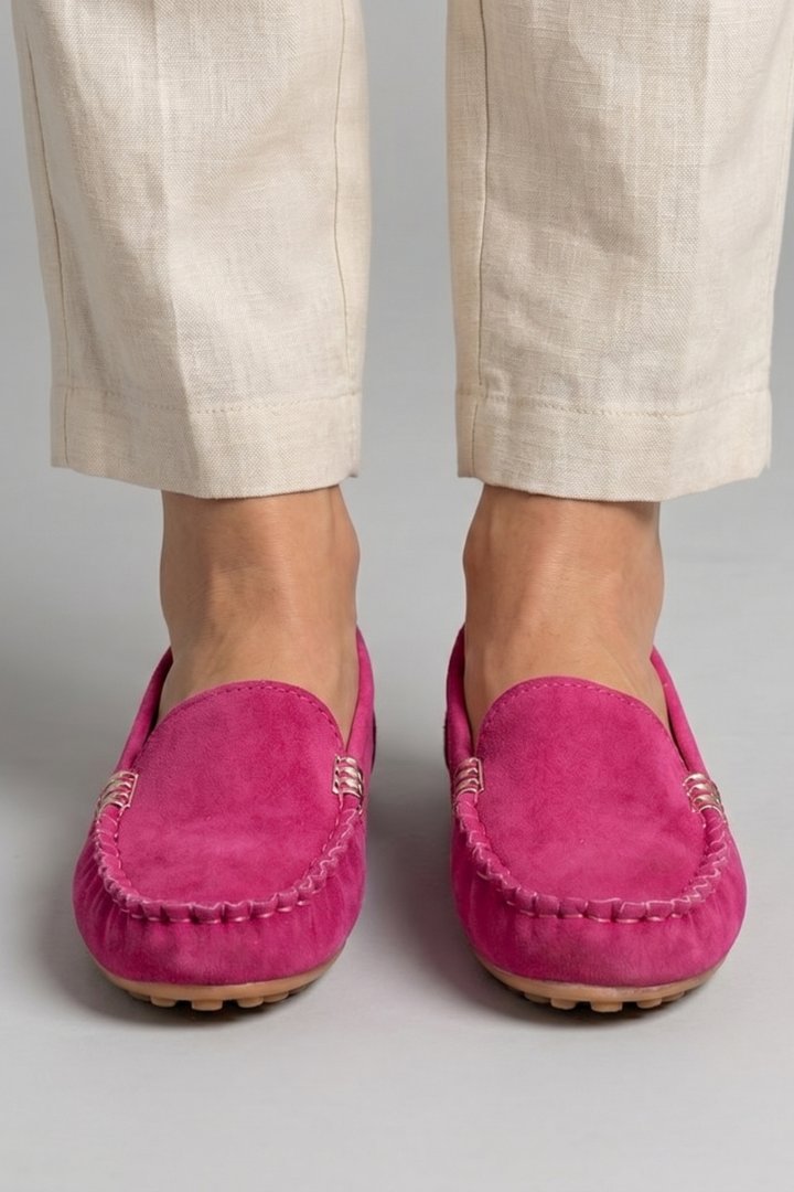 Women's Orthopaedic Slip-On Loafers | Studded Heel Everyday Flat Lifestyle