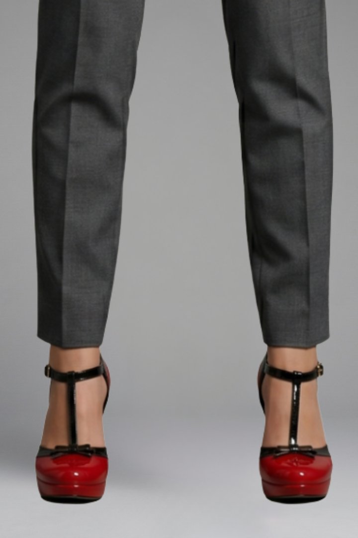 Women's Orthopaedic T-Strap Heels | Formal Buckle Platform Detail