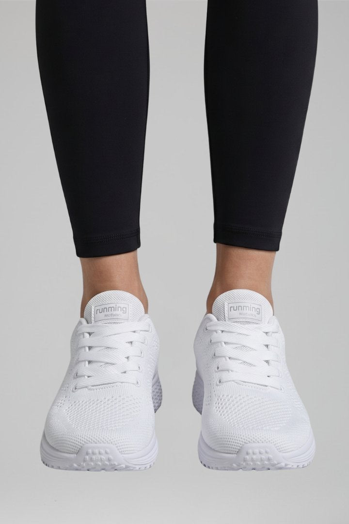 Women's Orthopaedic Walking Shoes | Eyelet Tie Chunky Cushioned Sole Angle