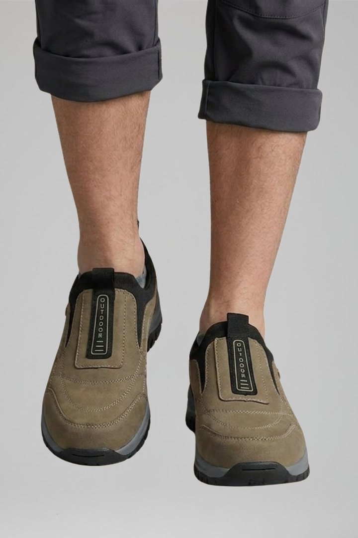 Women's Orthopedic Slip-On Walking Shoes | Padded Collar Rugged Sole Full