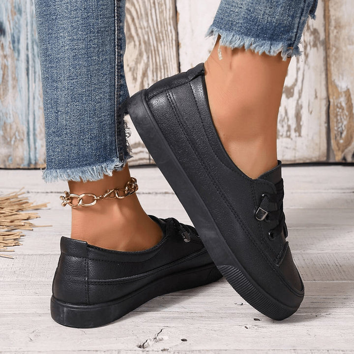 Women's Orthopedic Tied Shoes | Classic Insole Supportive Fit Close Up