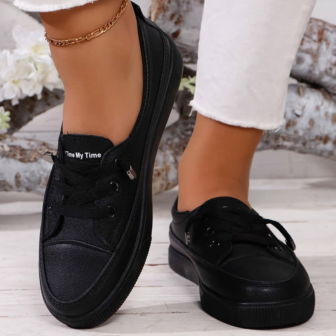 Women's Orthopedic Tied Shoes | Classic Insole Supportive Fit Side