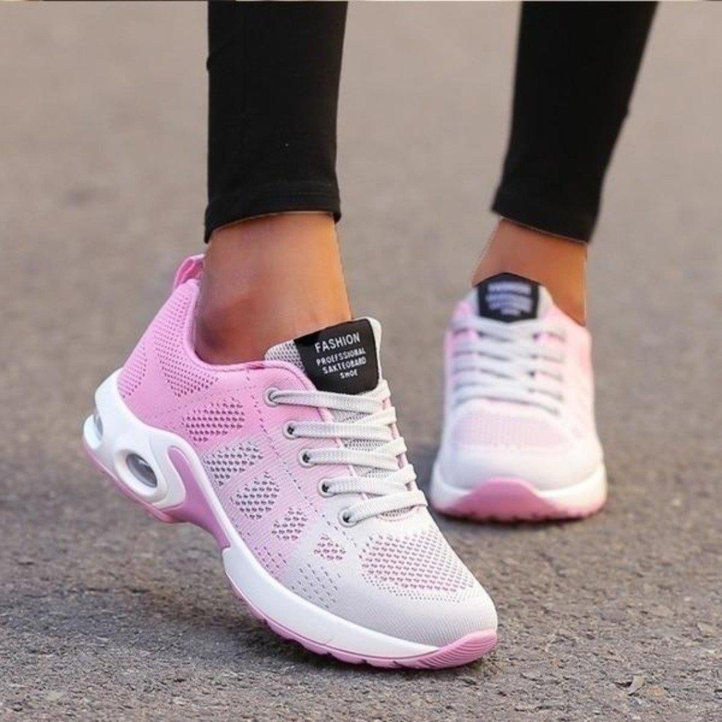 Women's Orthopedic Walking Shoes | Lightweight Air Cushion Sole Back
