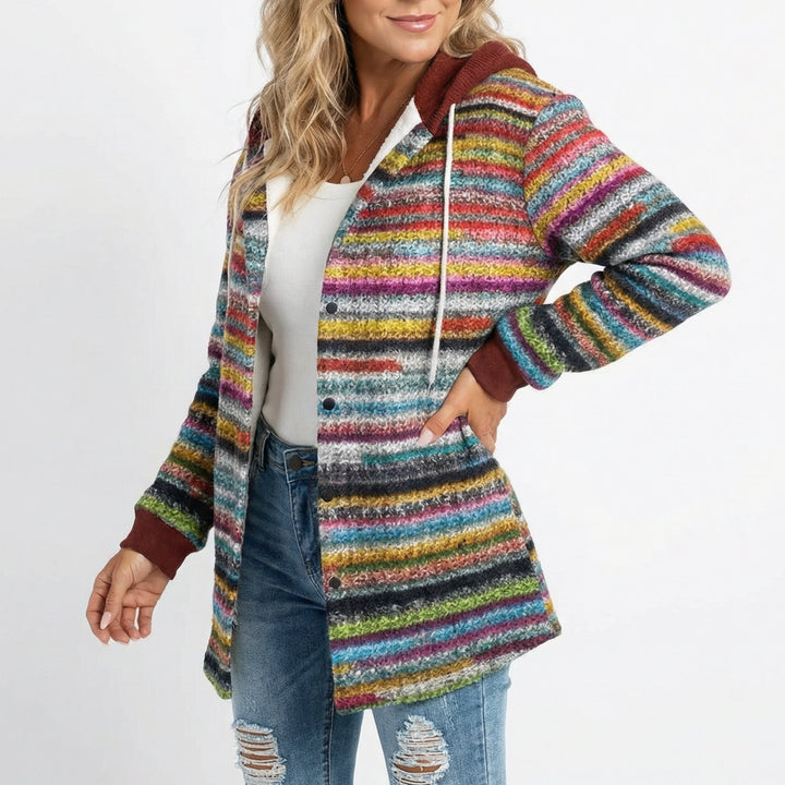 Women's Plaid Hooded Coat | Shacket Style Relaxed Fit Hero