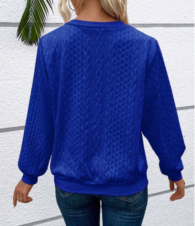 Women's Quarter Zip Knit Sweater | Soft Relaxed Fit View 19