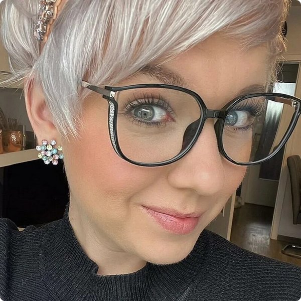 Women's Reading Glasses | Comfortable Fit with Crystal Temple Detail Side