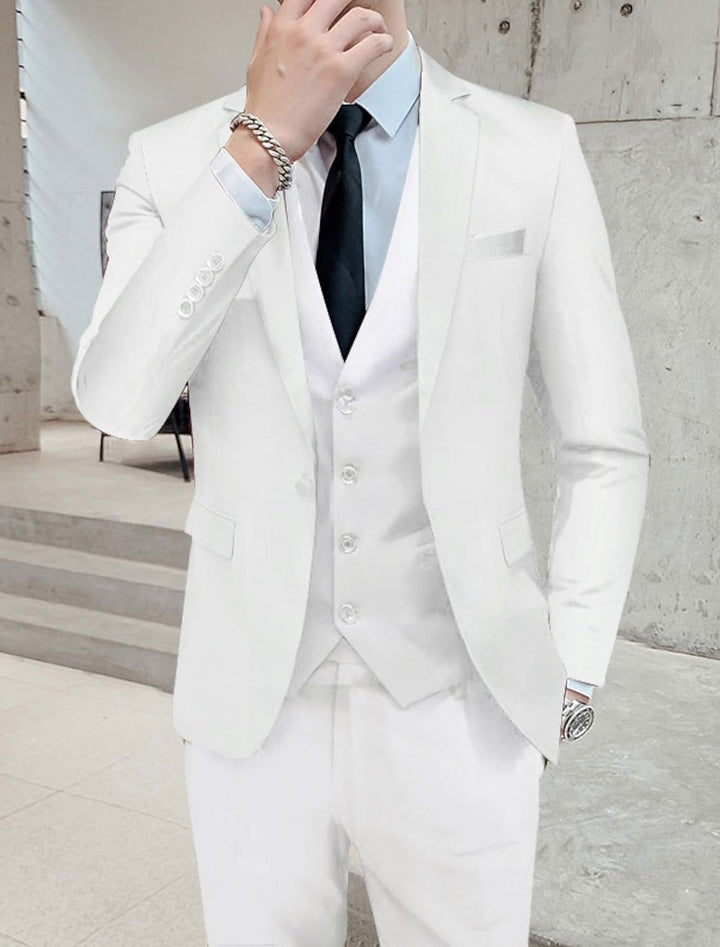 Women's Single Breasted Three Piece Suit | Tailored Formal Set Back