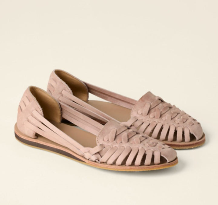 Women's Slip On Flat Woven Sandals Detail