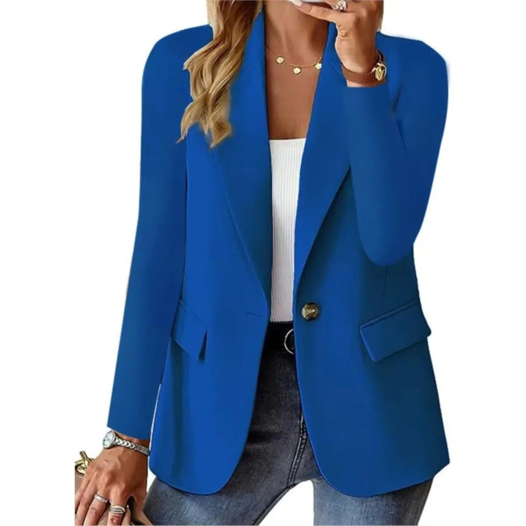 Women's Smart Casual Blazer Jacket | Slim Fit Everyday Back