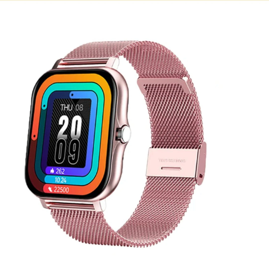 Women's Smartwatch | Slim Rectangular Case Health Tracker Side