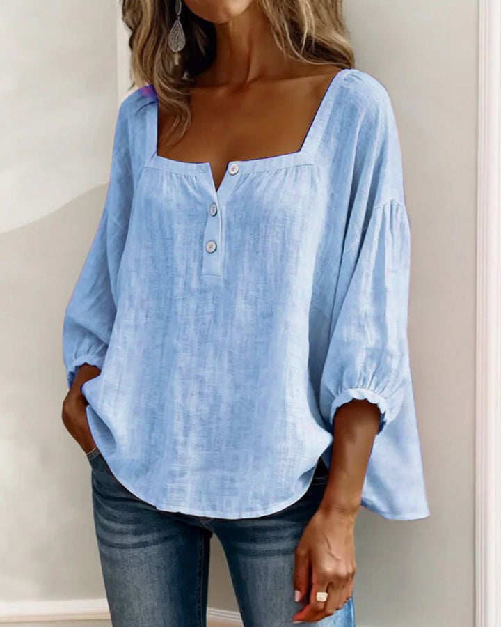 Women's Stylish Puff Sleeve Blouse | Relaxed Everyday Fit Alternate