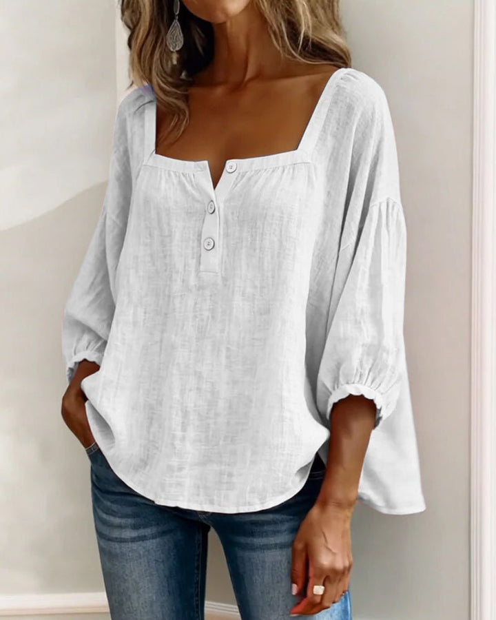 Women's Stylish Puff Sleeve Blouse | Relaxed Everyday Fit Lifestyle
