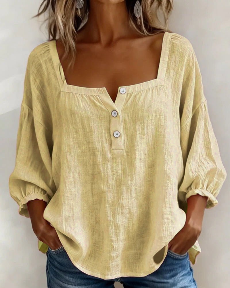 Women's Stylish Puff Sleeve Blouse | Relaxed Everyday Fit View 13
