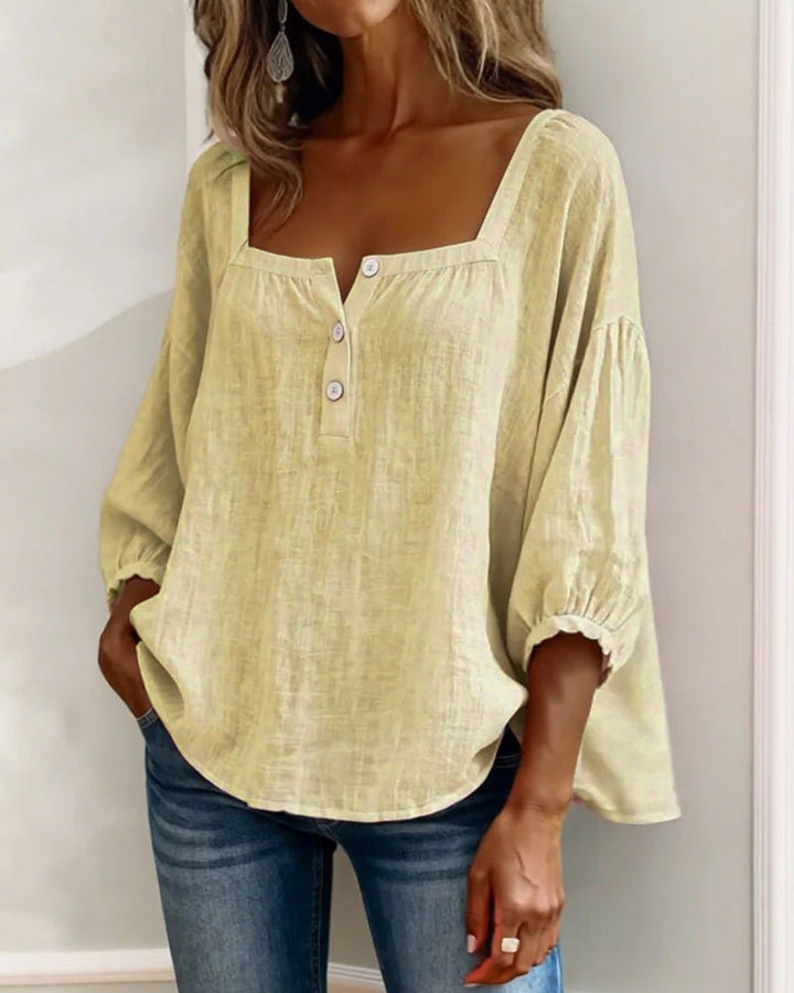 Women's Stylish Puff Sleeve Blouse | Relaxed Everyday Fit View 14