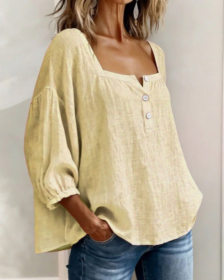 Women's Stylish Puff Sleeve Blouse | Relaxed Everyday Fit View 16