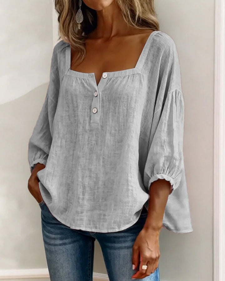 Women's Stylish Puff Sleeve Blouse | Relaxed Everyday Fit View 19