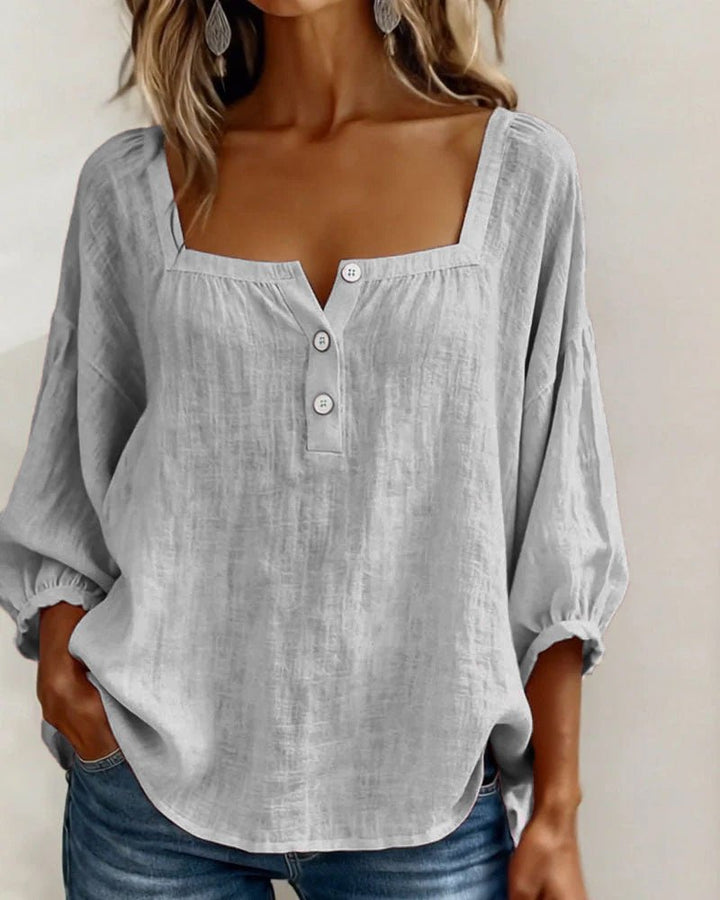 Women's Stylish Puff Sleeve Blouse | Relaxed Everyday Fit View 20