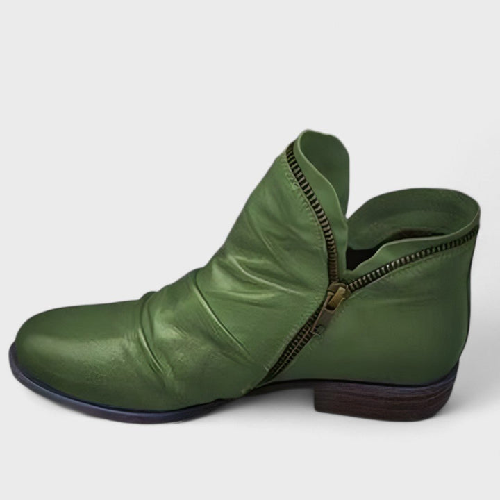 Women's Supportive Orthopedic Ankle Boots | Comfort Fit Close Up