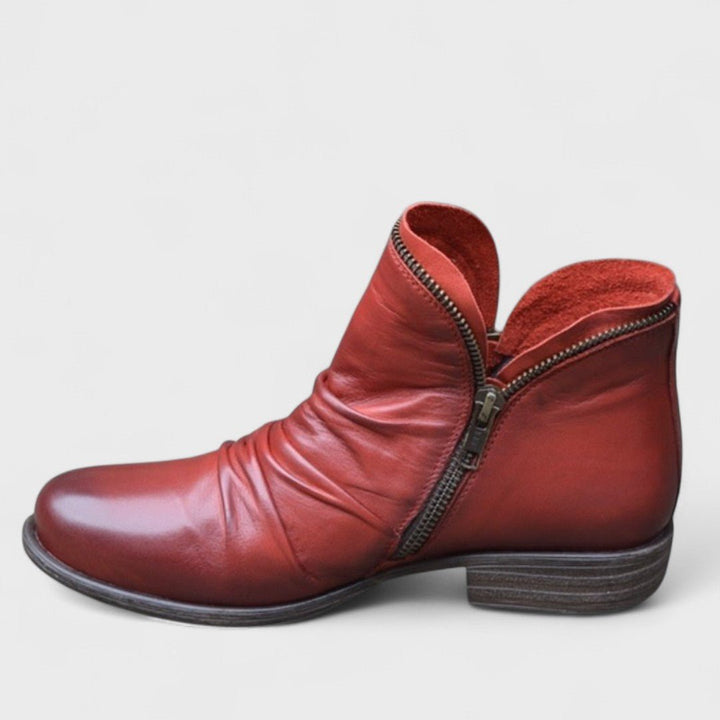Women's Supportive Orthopedic Ankle Boots | Comfort Fit Side